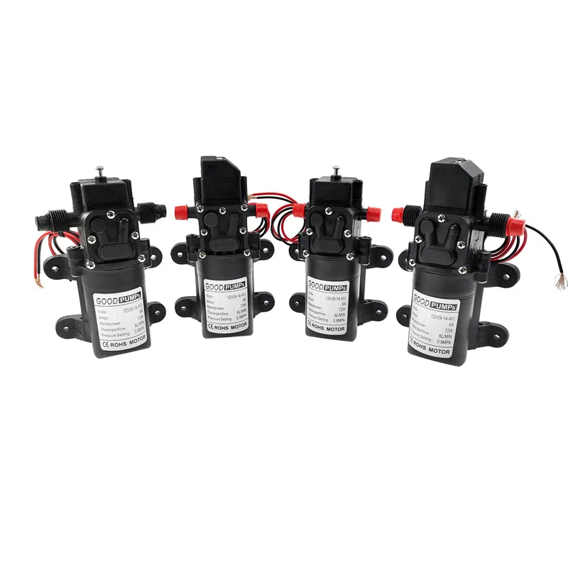 Хорошие насосы 12 В постоянного тока 72 Вт 6 л/мин микро электрический мембранный