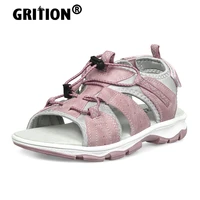 grition womens summer sandals 2022 casual beach shoes non slip sports outdoor hiking trekking fashion breathable pink size 36 41