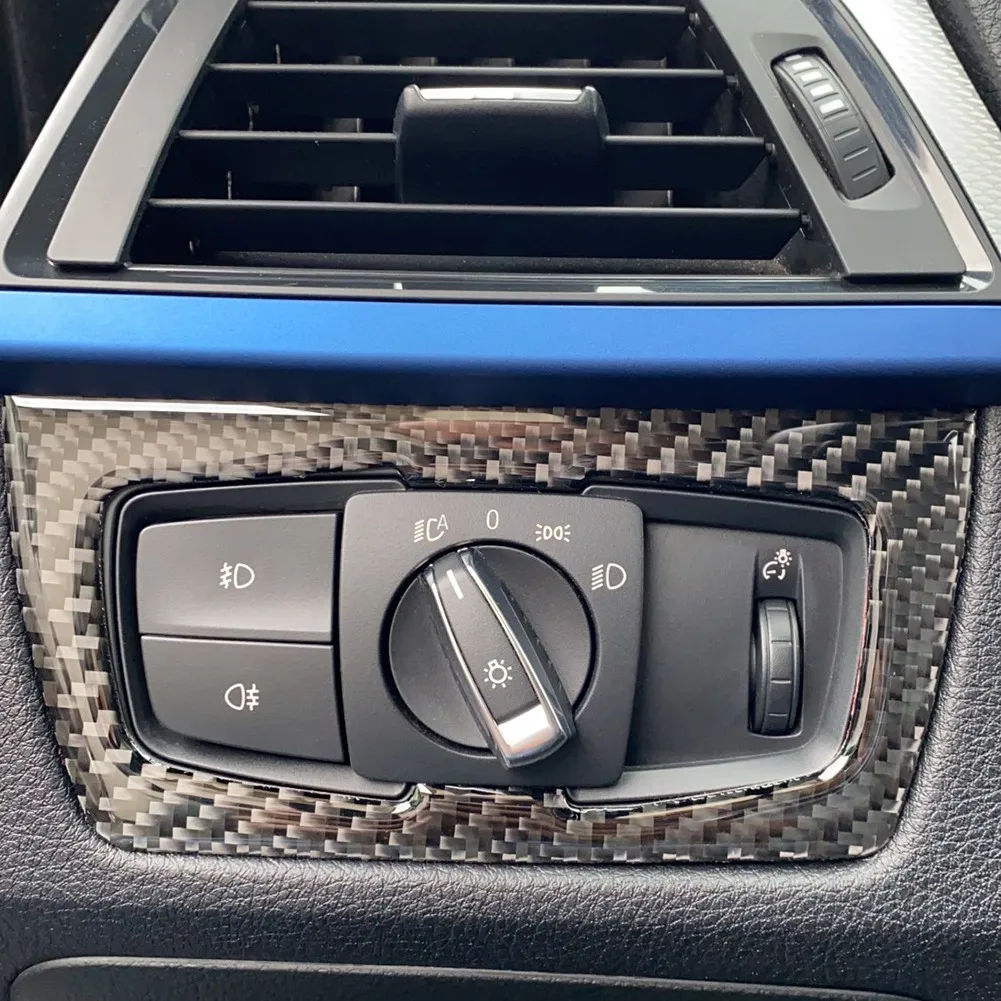 Для-BMW F30 F31 F32 F33 F34 3 серии 328I 325I 2012-2020 рамка переключателя автомобильной фары