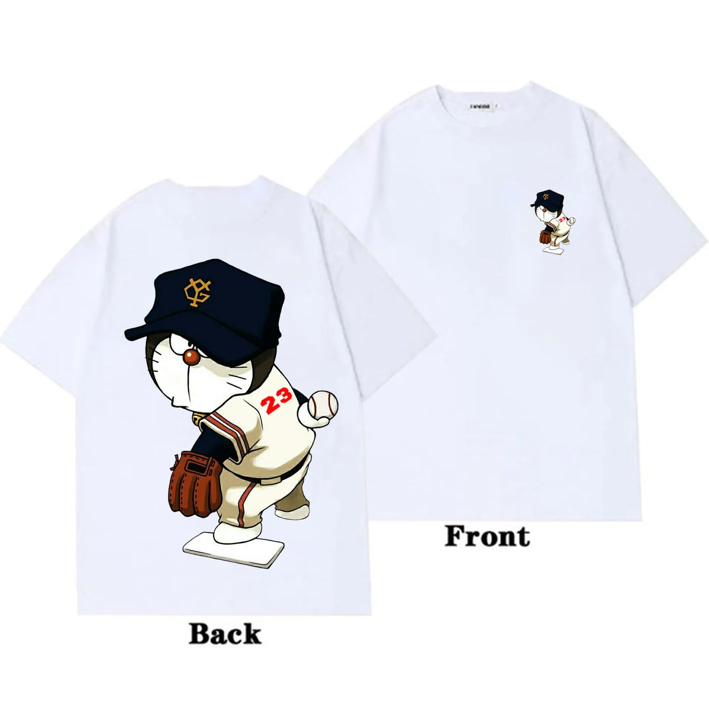 

Summer Cotton Oversized Men's T-shirt Japanese Men's Cool Cartoon Short Sleeve Top High-quality T-shirt O Collar Unisex Clothin