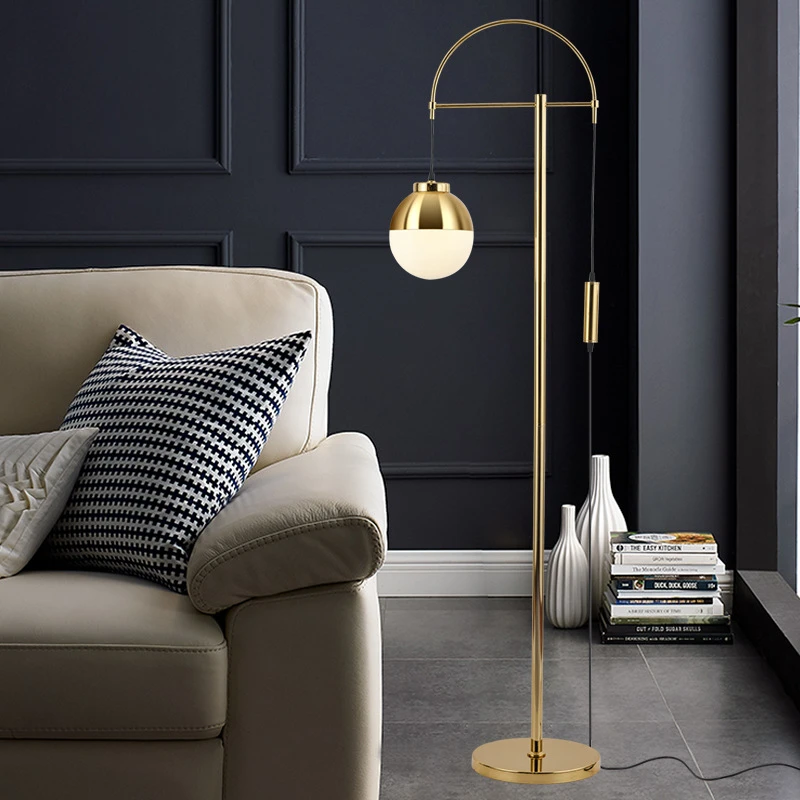 

Nordic Simple Metal Floor Lamps Modern LED Lustre Home Decor Living Room Bedroom Study Light Fixture E27 Stand Lamp Indoor Light