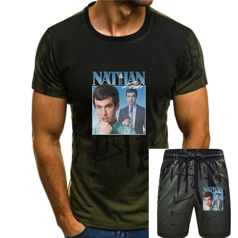 

Nathan Fielder 90s Vintage Unisex Black Tshirt men t shirt