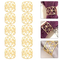 10pcs alloy napkin wedding napkin rings decoration ring table decoration accessories for dinner table napkin party supplies