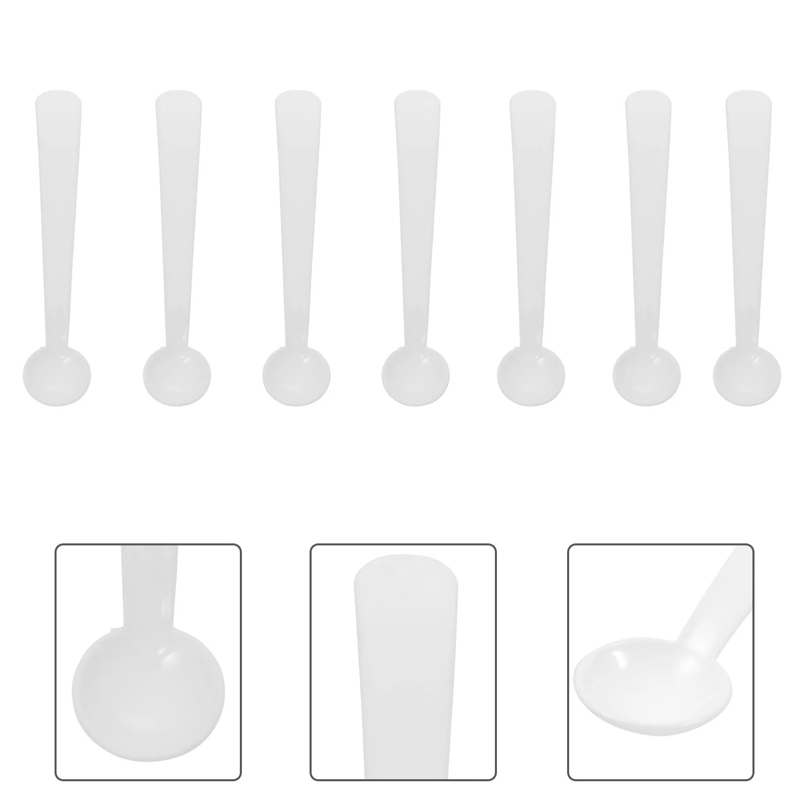 100 шт. лабораторный совок микро ложка ПП миниатюрный мерный прибор для измерения