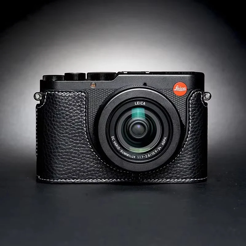 Фото Для Leica DLUX8 D-LUX8 Высококачественный получехол ручной работы из натуральной кожи, сумка, чехол для тела, аксессуары для камеры №1