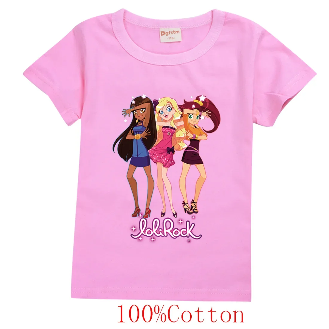 Футболка детская летняя хлопковая с коротким рукавом и круглым вырезом