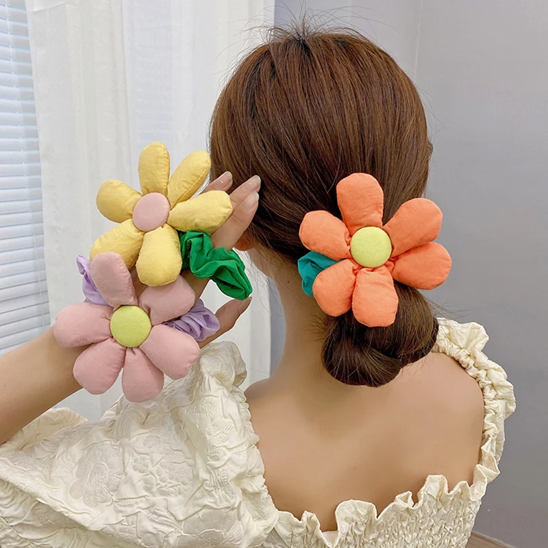 

Женская заколка для волос с цветами, романтичная Заколка-краб для девочек, милые аксессуары для волос