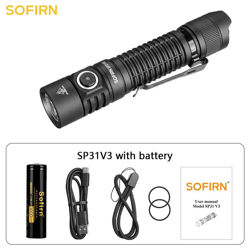 

Sofirn SP31 V3.0 тактический фонарик
