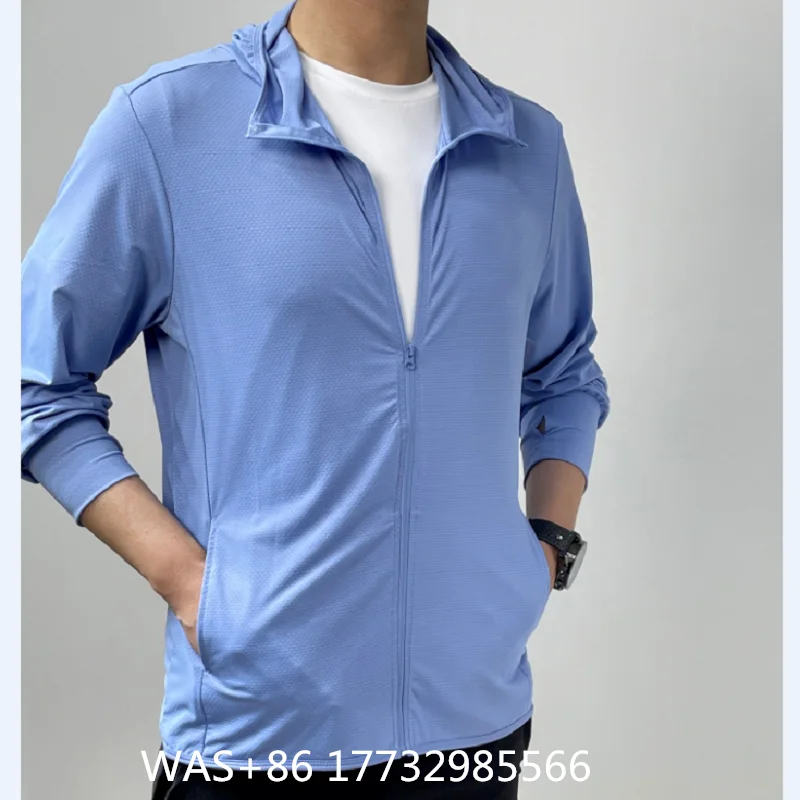 

Summer Sun Protection Clothing Camping Rain Jacket Men Waterproof Fishing Hunting Clothes Quick Dry Skin Windbreaker With Pocket