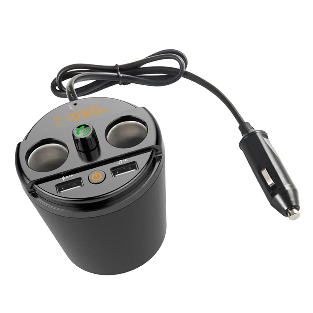 

Беспроводной автомобильный FM-трансмиттер с Bluetooth и 2 USB-портами