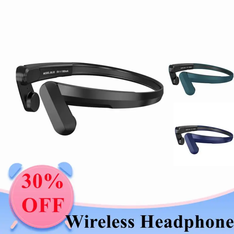 

Наушники с крючками для наушников BL03, беспроводные наушники Bluetooth 5.2 с воздушной проводимостью, водонепроницаемая Спортивная гарнитура с ми...