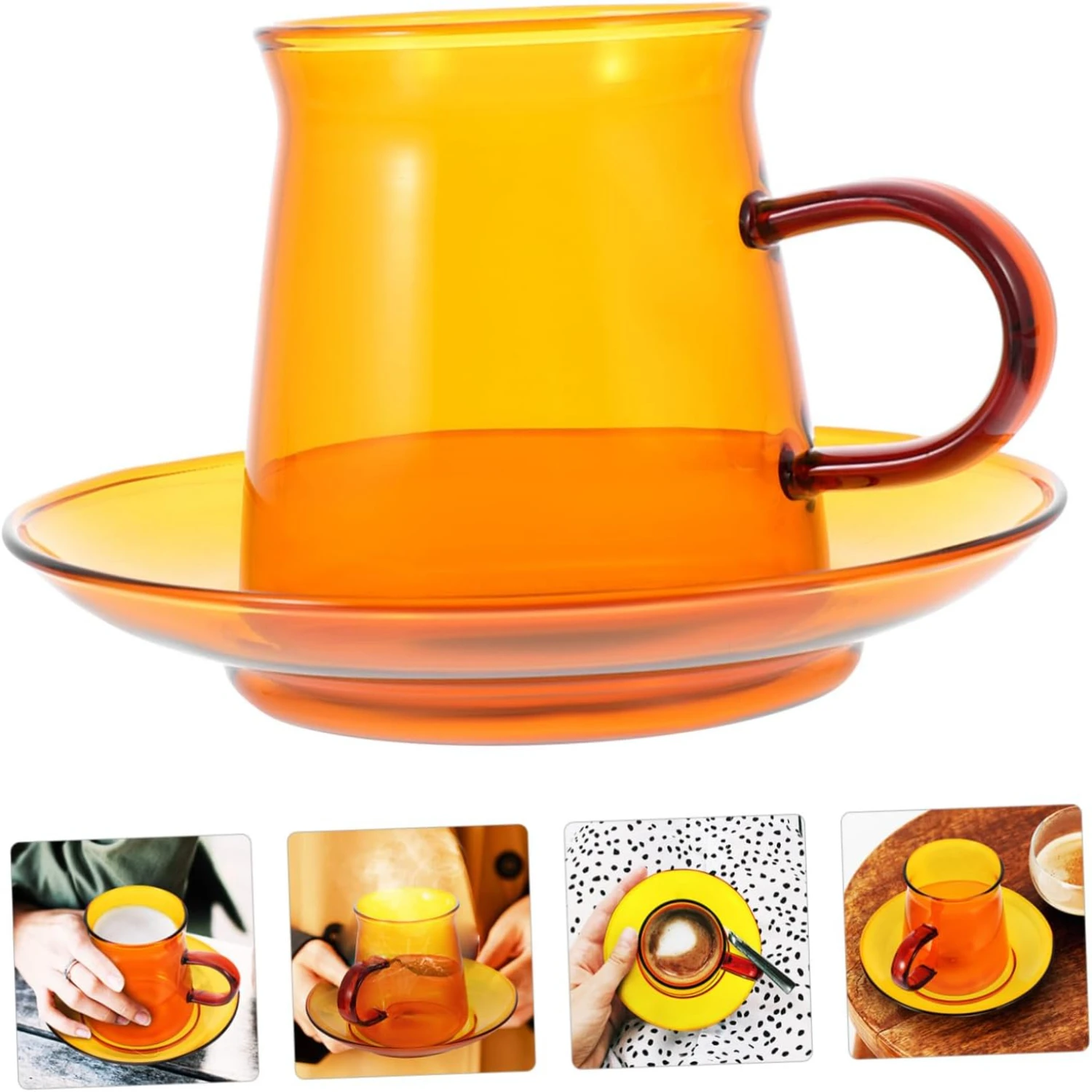 Винтажные 2 набора великолепных чашек и блюдец для чая с горячим шоколадом —