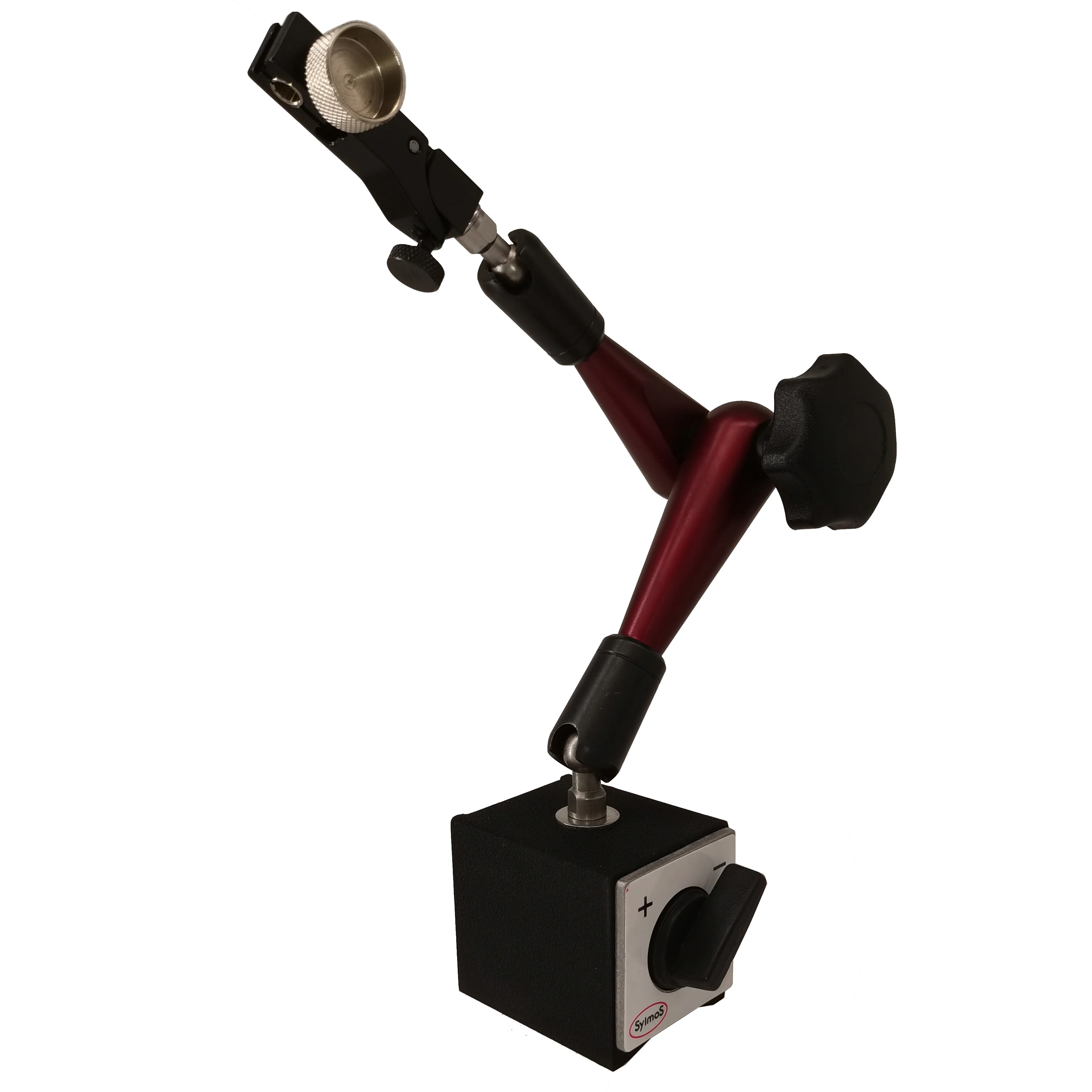 

Универсальное магнитное основание SYLMOS, подставка для держателя циферблатного калибра, зажимное отверстие φ6 мм φ8 мм и 3/8 дюйма