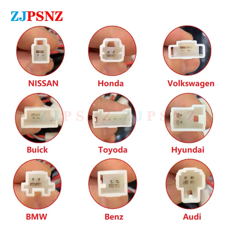 

Car Auto Audio Plug Horn Audio Plug Dedicated Sound Connector Conversion Plug Speaker Socket Car Modification Universal