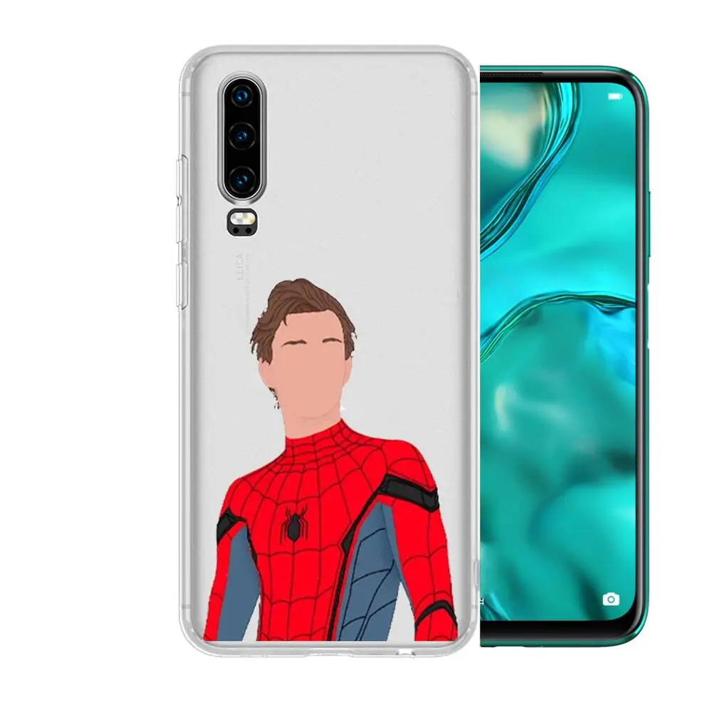Чехол с изображением Человека-паука для телефона Huawei p50 P40 P30 P20 P10 P9 P8 Lite E Pro Plus |
