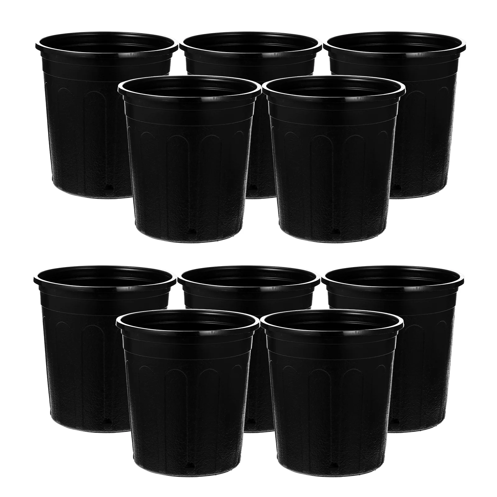 

10Pcs Planters Pot With Drainage Garden Nursery Pot Containers For Outdoor Plants