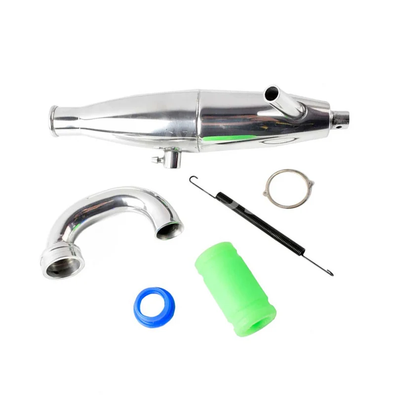 

HSP 85789 Aluminum Exhaust Pipe Set For 1/8 Scale Models RC Nitro Engine Parts Remote Control Cars Buggy Tuck