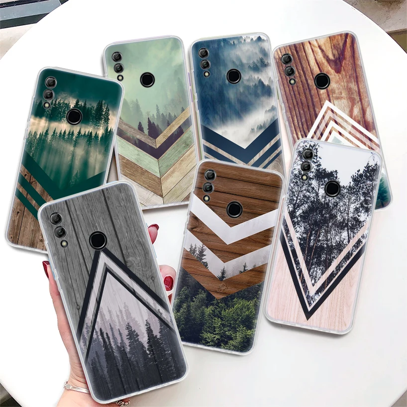 

Forest Geometry Wood Nature Coque Phone Case For Huawei Honor 8A 8S 8X 9X 10 Lite 9 20 Pro Y5 Y6 Y7 Y9S P Smart Z 2019 2021 Soft