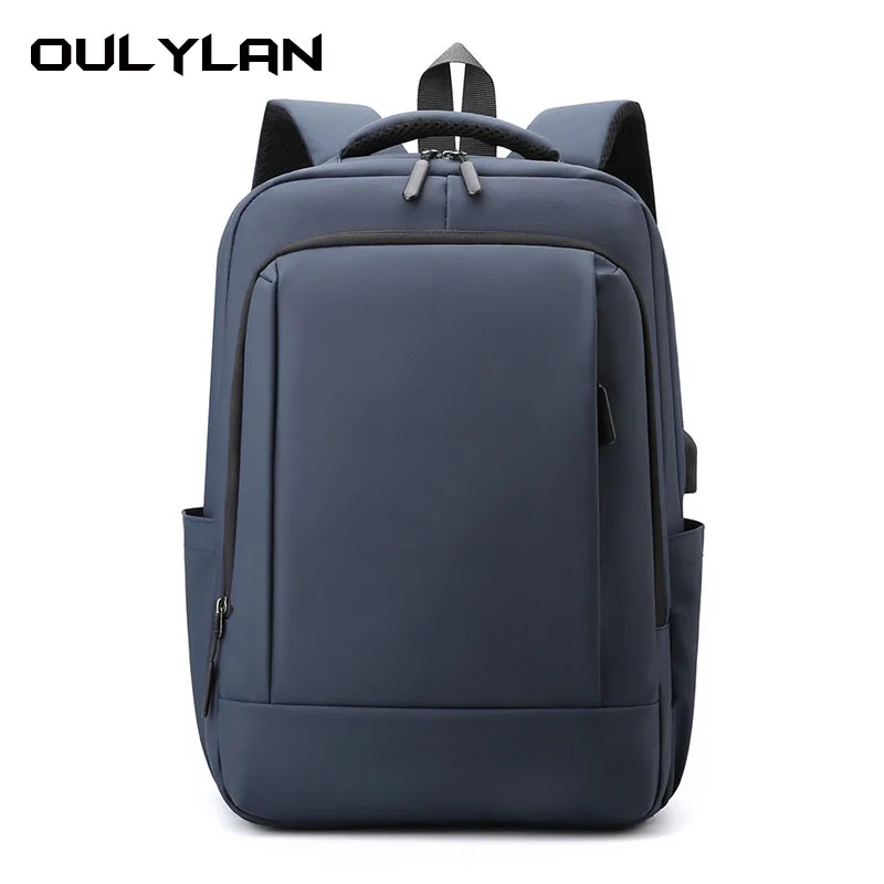 

Backpack Men USB Charging Waterproof 15.6 Inch Laptop Casual Oxford Male Business Bag Mochila Computer Notebook Backpacks