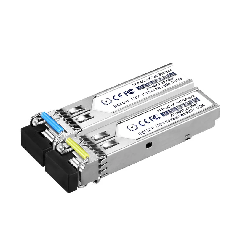 1.25G SFP Module SM LC WDM Gigabit BIDI Single Mode Fiber Optical Transceiver with Compatible Cisco/intel/Mikrotik/DELL/HP etc.