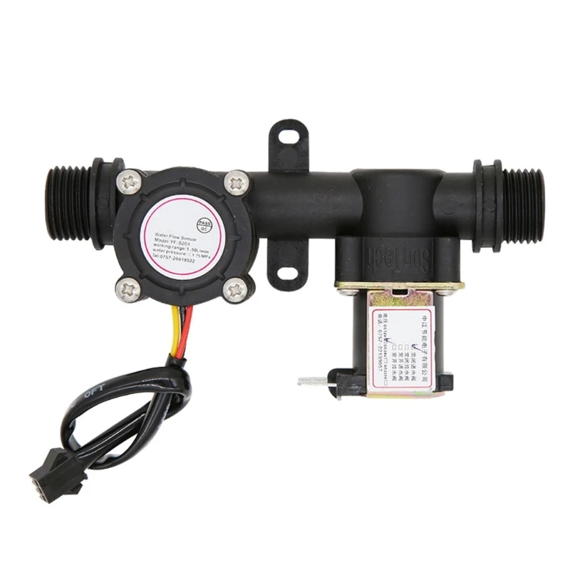 

DN15 2-30L/min Water Flow Sensor G1/2 4 Point Flowmeter Counter Water Controller