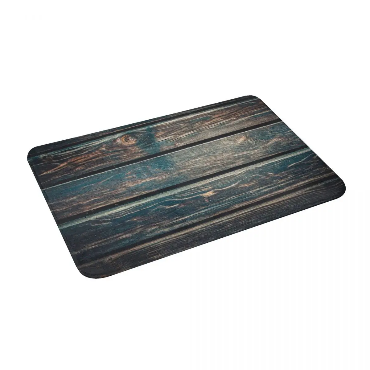 

Planks Pattern Bath Door Floor Mat Wood Anti-slip Rug Carpet Entrance LivingRoom Home Kitchen Washable Polyester Bedroom Flannel