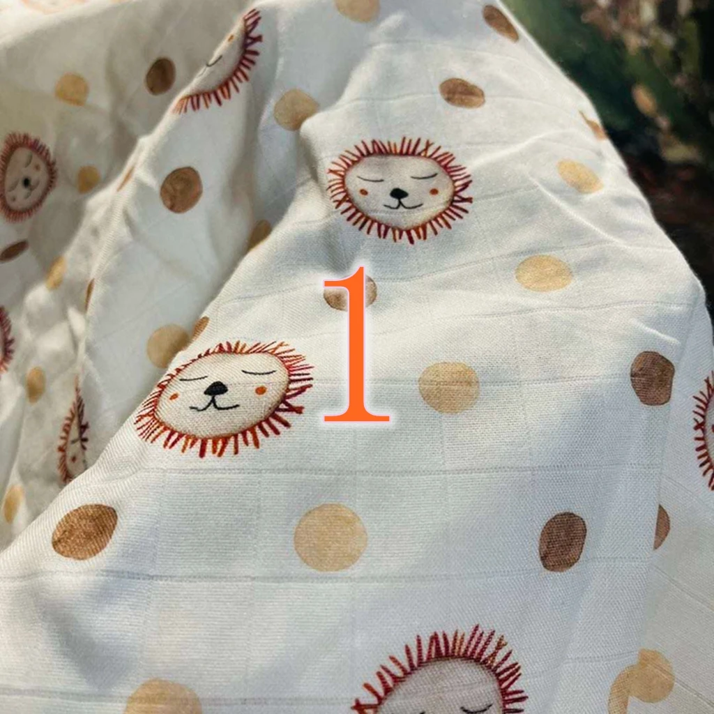 

Детское пеленальное одеяло из бамбука и хлопка 100x100 см