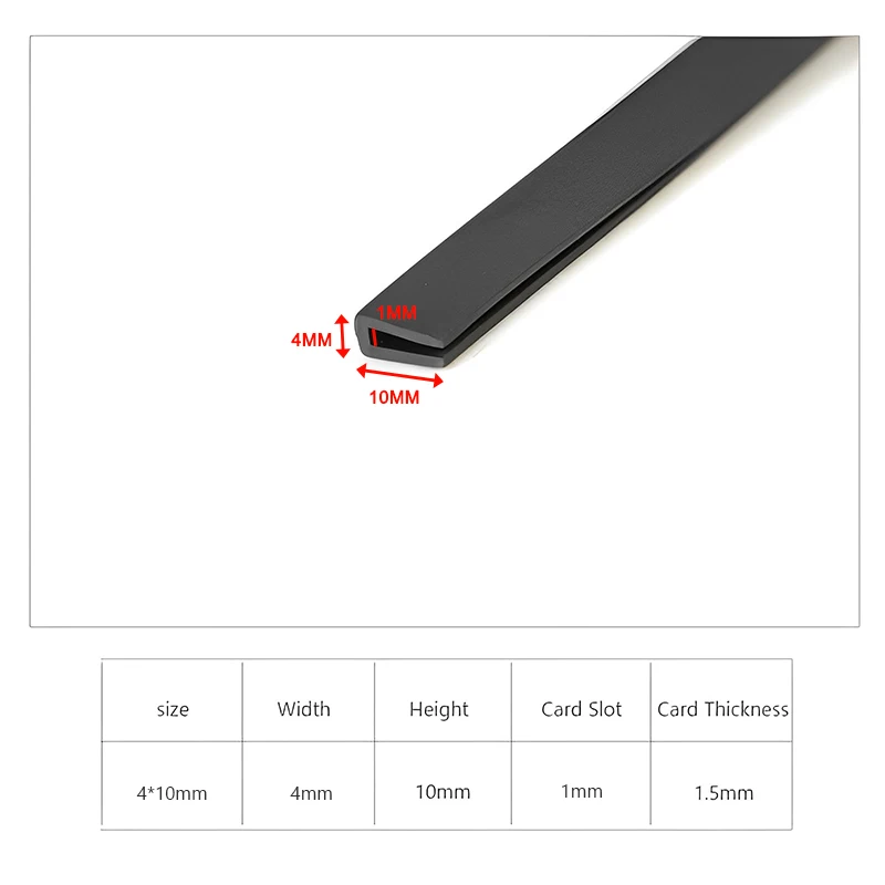 

Резиновая U-образная кромка COOSTEE