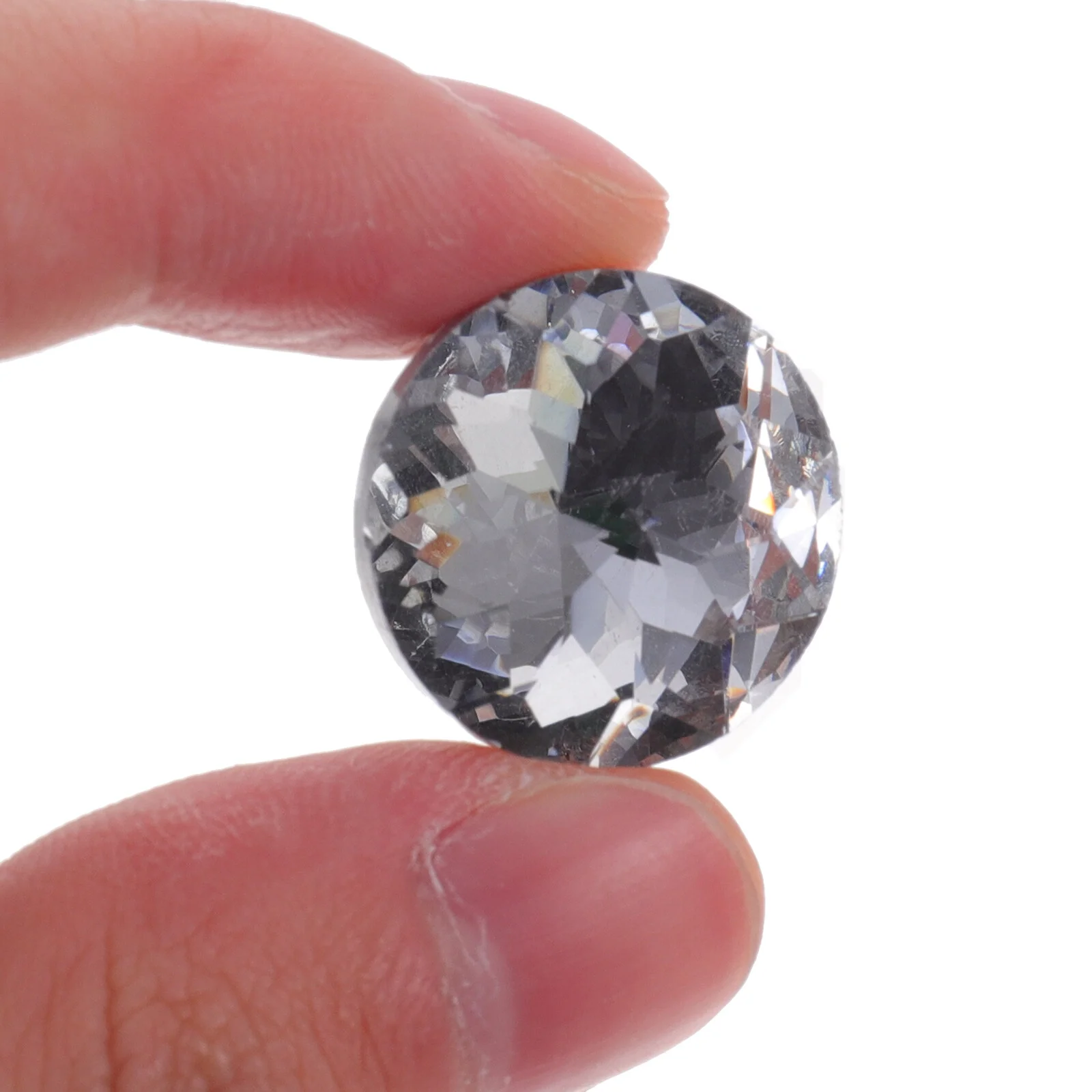 

20 Pcs Diamond Decor Crystal Buttons Sewing Furniture Manual Nail DIY Craft Upholstery Supply Glass Nails