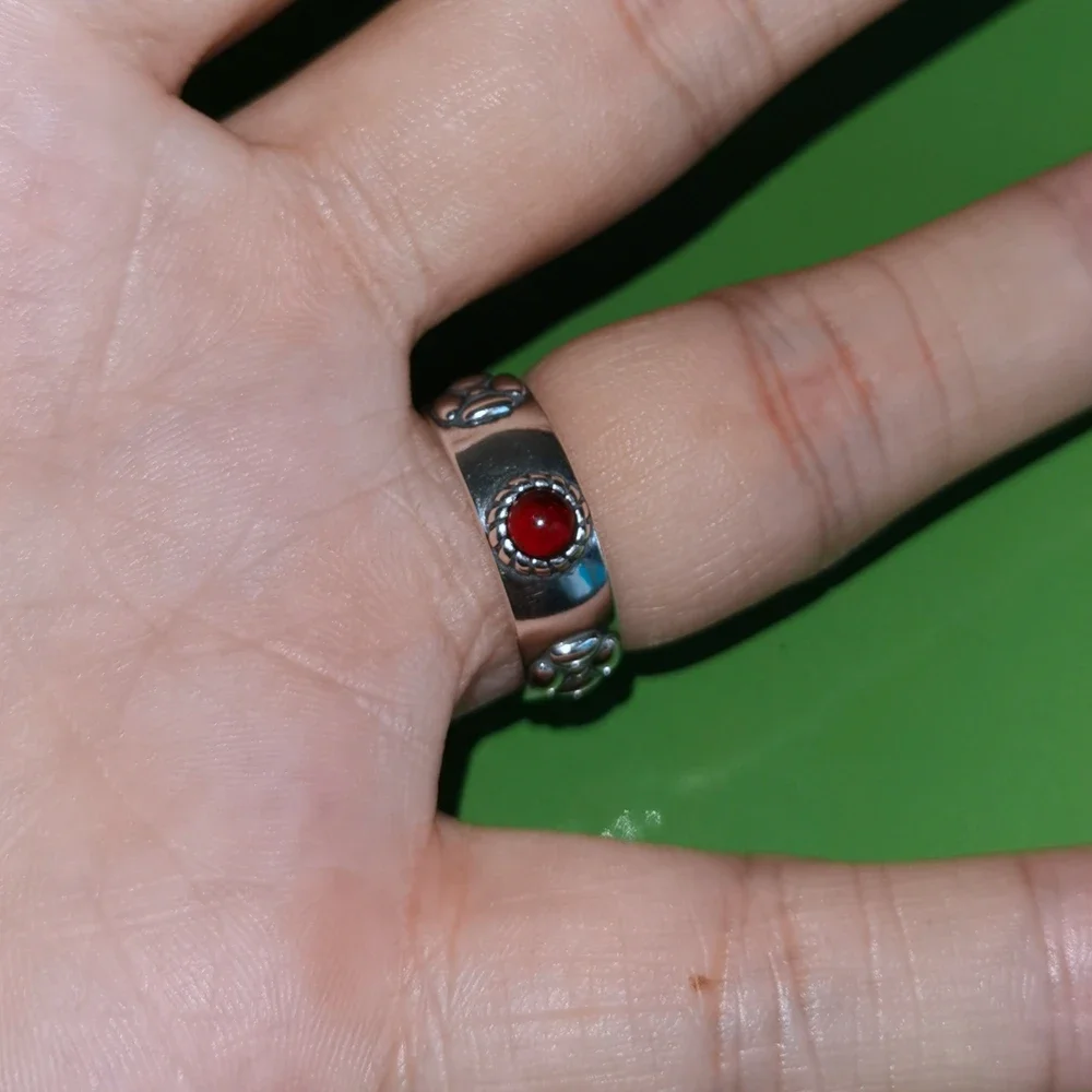 Серебряное кольцо с движущимся замком Хаяо Миядзаки