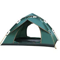 Camping Tent  for Family Hiking Portable Waterproof  Windproof Automatic Outdoor Tent Multilayer Intant Pop Up Large Tent Shelte
