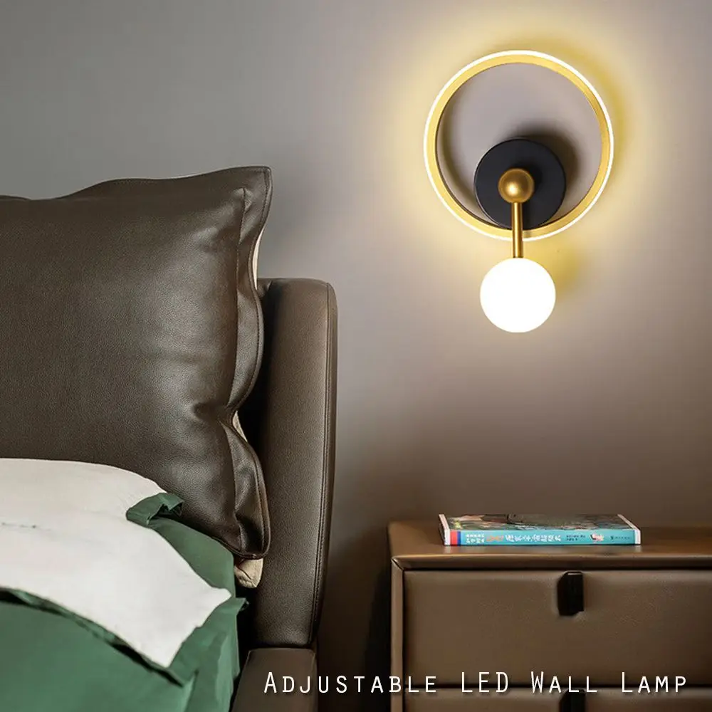 

Modern Style Adjustable LED Wall Lamp Bedroom Beside Wall Sconce Light Corridor Energy Saving Wall Light