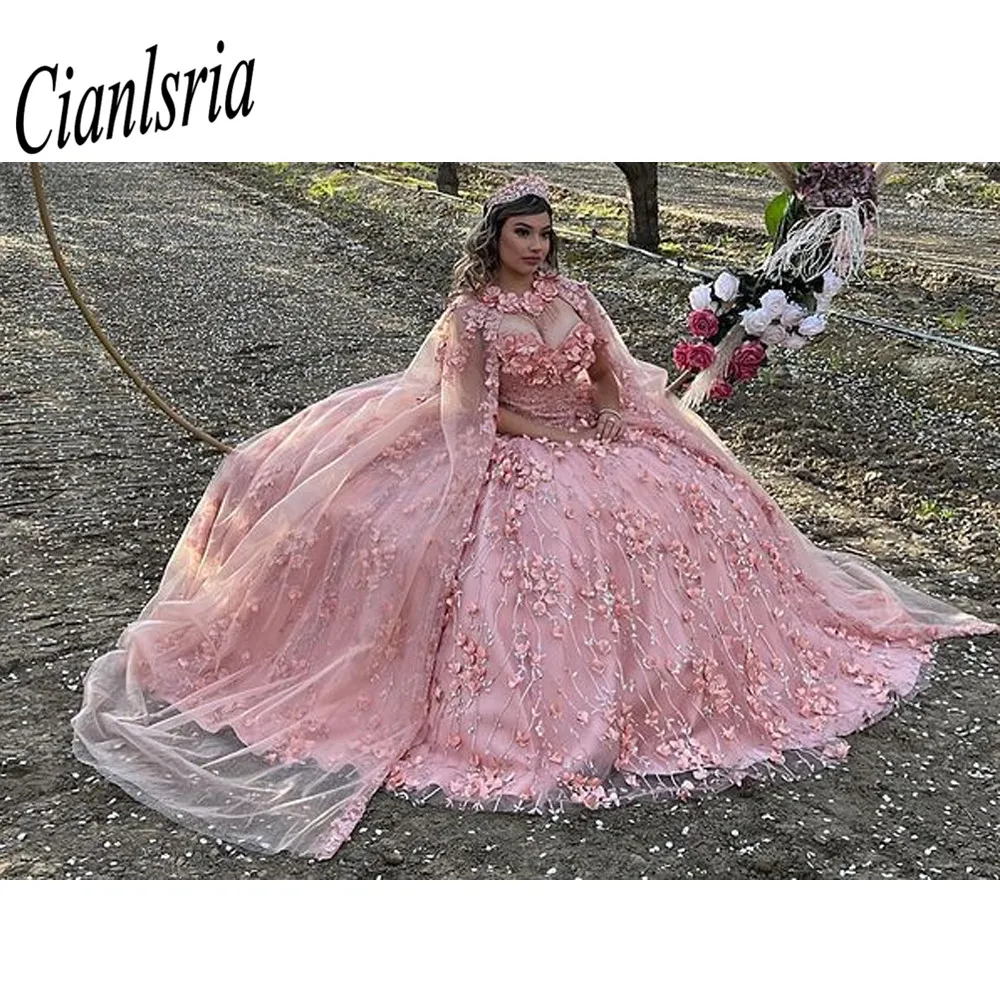 Роскошное бальное платье принцессы платья для Quinceanera 2022 Милые 15 праздничные