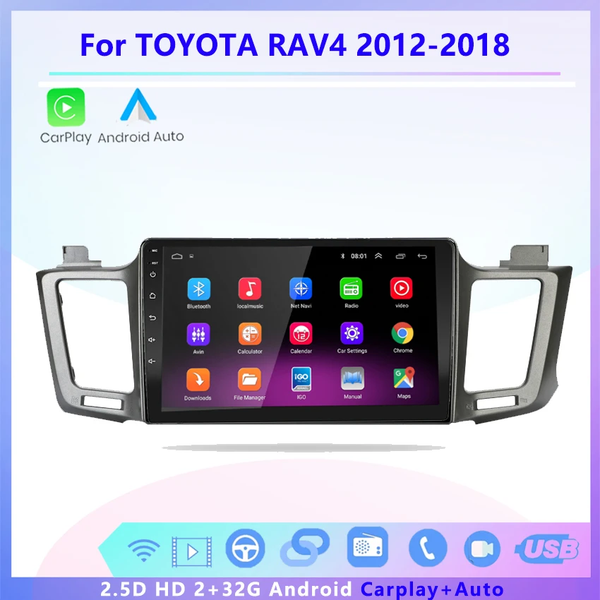 Автомагнитола 2 din android стерео медиаплеер sereen беспроводной Carplay Автомобильный GPS BT