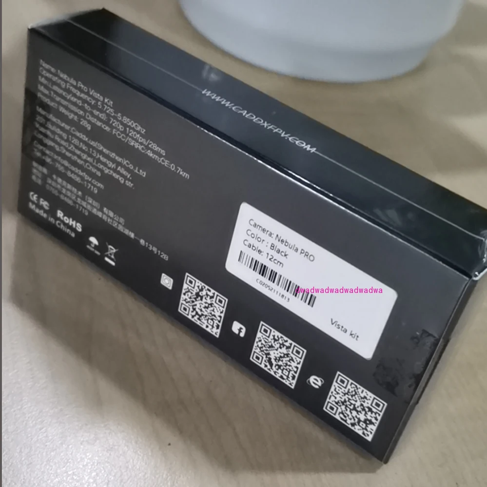 Комплект Caddx Nebula Pro Vista оригинальные аксессуары с очками DJI интегрированные