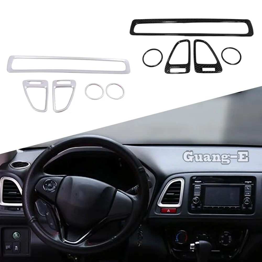 

High Quality Trim ABS Chrome Front Left Right Middle Air Conditioning Outlet Vent 4pcs For Honda HRV HR-V Vezel 2019 2020 2021