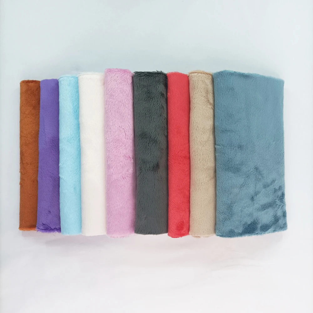 Мягкая ткань из искусственного меха 5 мм 100% полиэстер Экологически чистая 45x50 см