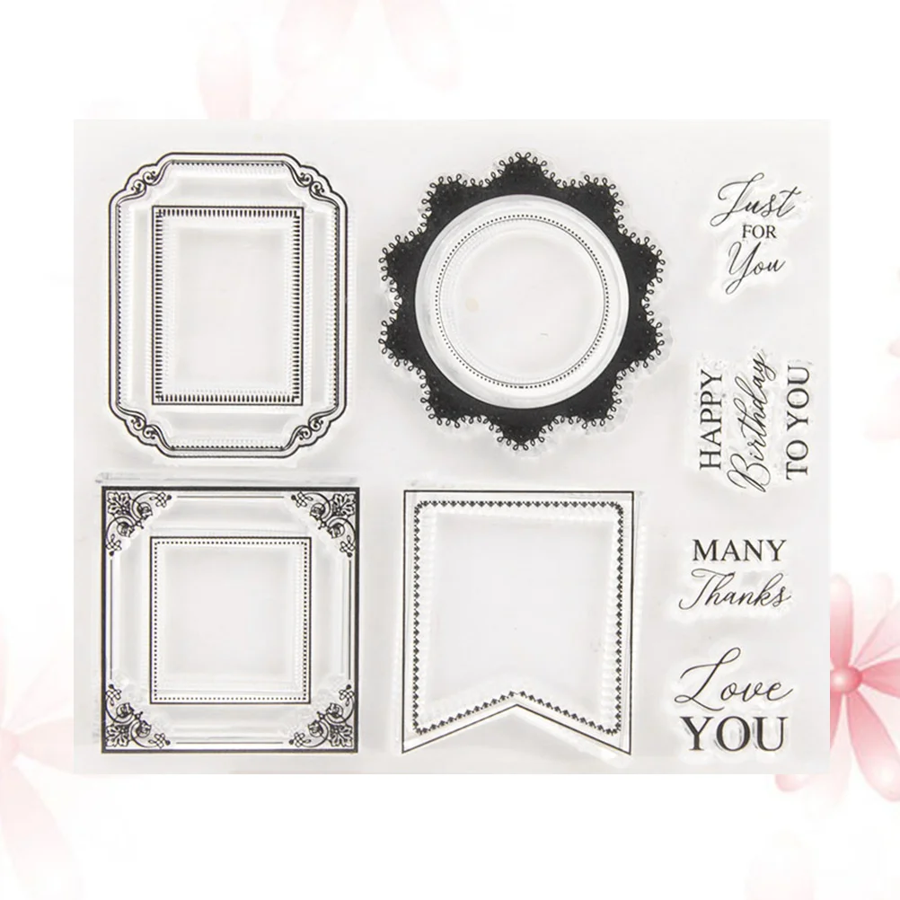 

Clear Stamps Transparent Cartoon Stamps Clear Seal Stamp for DIY Scrapbook