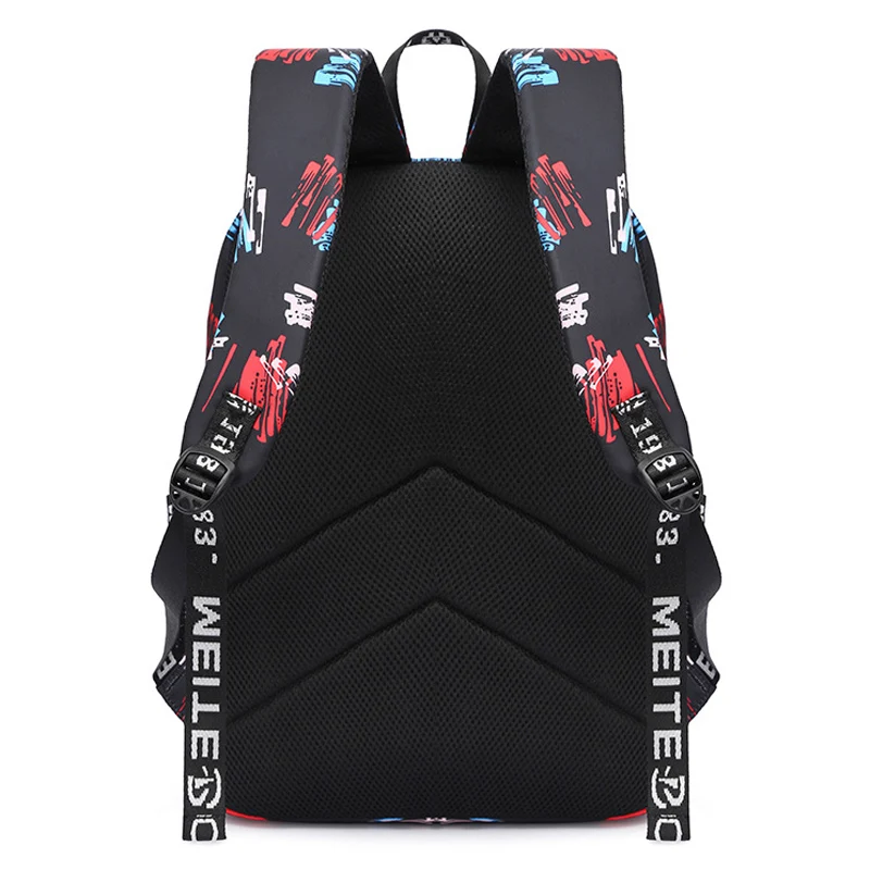 Couple's Backpack USB Large Capacity Oxford Cloth School Bag Can Print Anime Picture Bag mochila escolar niña school backpack