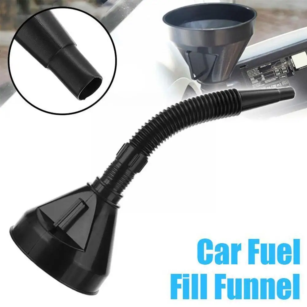 

Motorcycle Auto Fuel Funnel With Filter Thickening Retractable Funnel Petrol Refuel Travel Supplies Corrosion Resistant J3P2