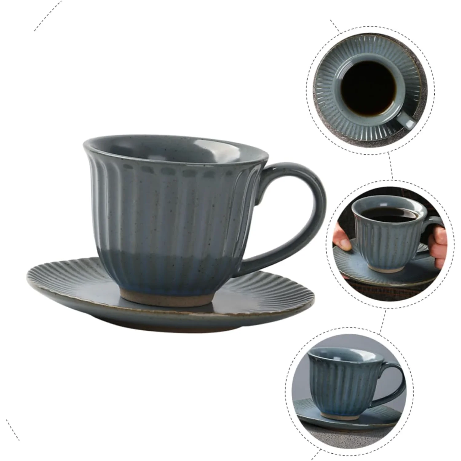 1 комплект кофейных чашек и блюдец фарфоровые кофейные кружки винтажные стаканы
