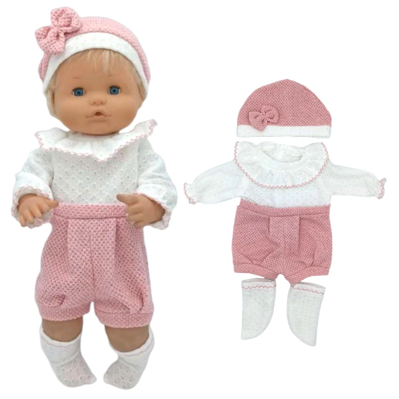 Reborn Baby Doll Clothes Jumpsuit 38 Cm Nenuco Doll Clothing Ropa Y Su Hermanita Toys Accessories