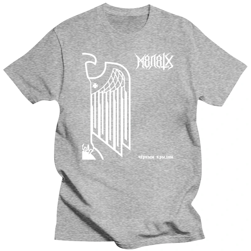 M8L8TH Русская черная металлическая группа с крылом черной футболки M-2XL