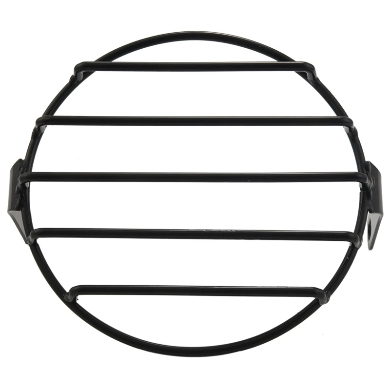 Крышка фар мотоцикла-7 дюймов ретро старая школа металлическая решетка для