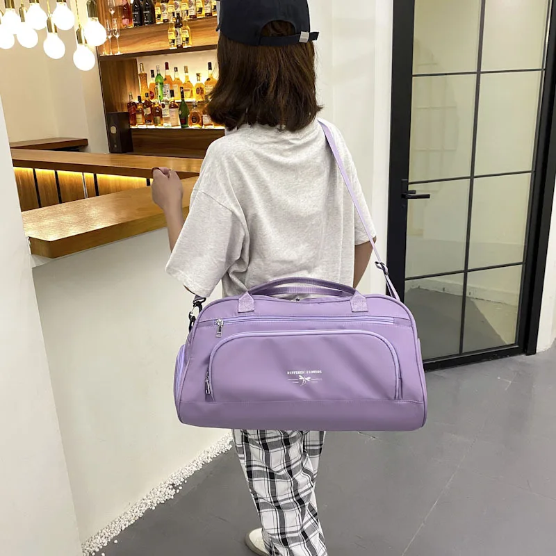 Large-capacity Fitness Bag Dry And Wet Separation Waterproof Sports Yoga Shoulder Handbag Short-distance Travel Bag 2022 New
