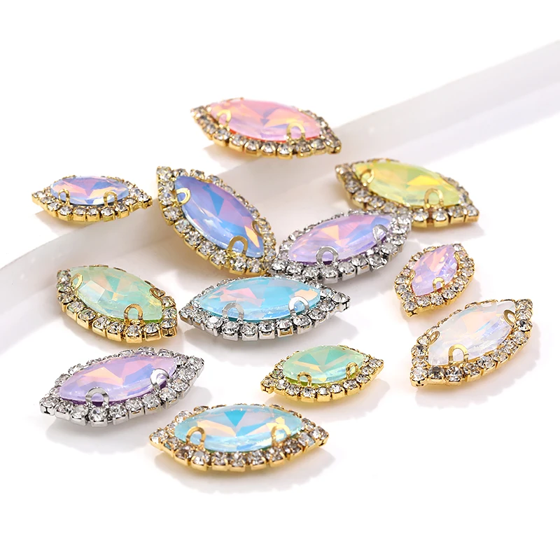 5/10 шт. стразы с металлической пряжкой