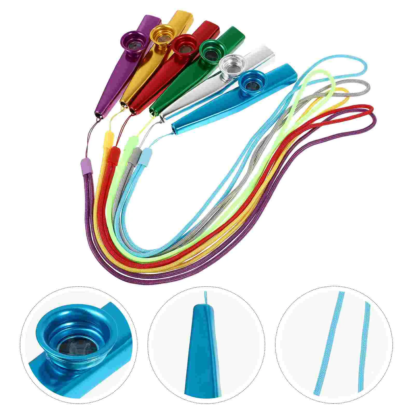 6 шт. портативные флейты забавные игрушки Kazoo для раннего образования (разные