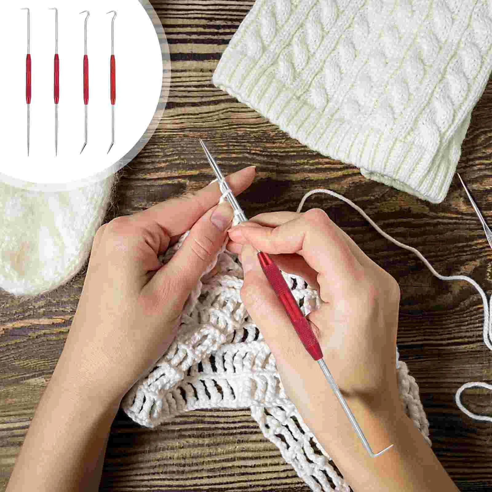 

Crochet Hook Knitting Needle Hooksloom Knit Weave Sweater Diy Ergonomic Set Yarn Hairdreadlocks Tool Weavingextensions Craft