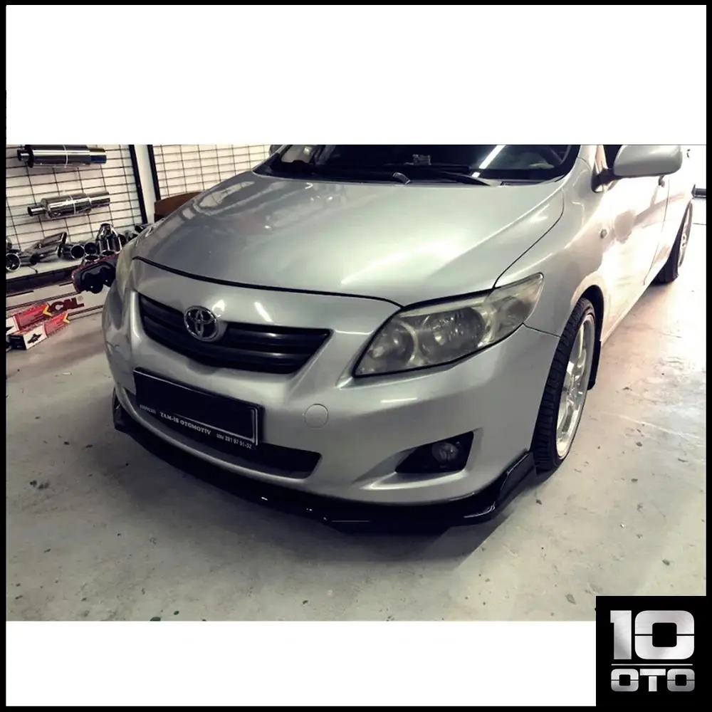 Автомобильные аксессуары для Toyota Corolla 2009 2014 3 шт. черный сплиттер диффузор