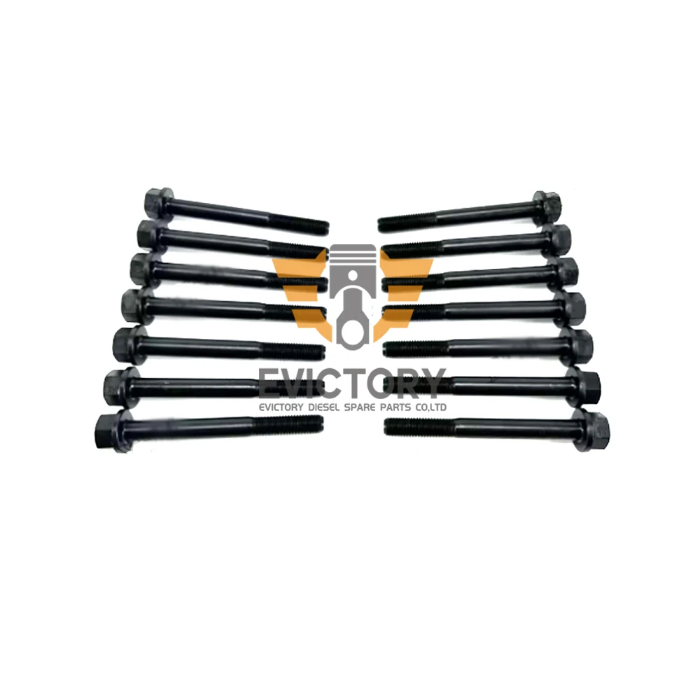 14 шт 3T72 3TN72 3TN72L болт головки цилиндра для yanзапчасти дизельного двигателя Mar